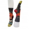 Chaussettes orange, rouge, taupe et pois- Berthe Aux Grand Pieds-BAG5F.5