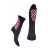 Chaussettes raisins Grappe De Pois rouges- Berthe Aux Grand Pieds-BAG9F.1