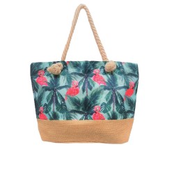 Sac de plage flamants roses...