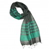 Foulard Fanos gris/vert - Dana Esteline