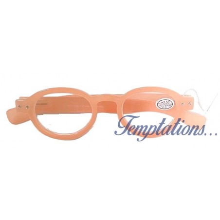 Lunettes de lecture saumon- Loop’n Loop Fun4- M329