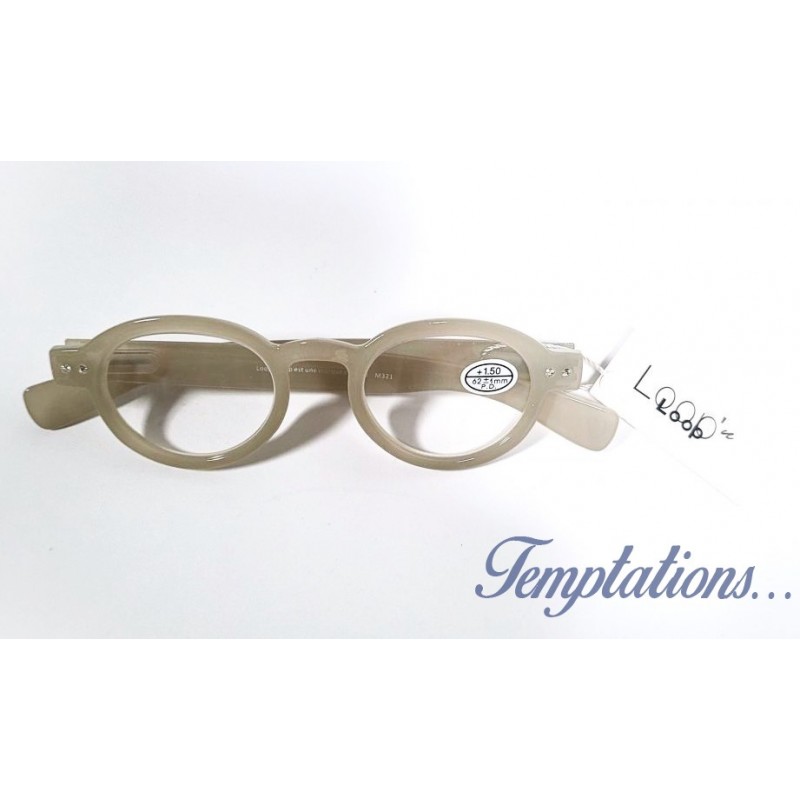 Lunettes de lecture grise Loop’n Loop Fun– M321