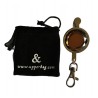 Porte-clés clips Upper Bag Key-"Pierre marron"