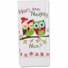 Torchon de Noël « Hoo's Been Naughty or Nice »Kay Dee Designs