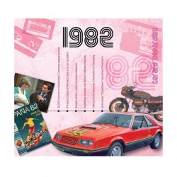 Carte CD Anniversaire année 1982