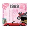 Carte CD Anniversaire année 1989