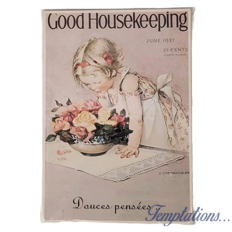 Carte postale "Good Housekeeping. «Douces pensées..."