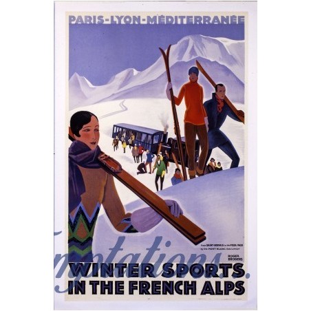 Carte postale "Sports d’hiver au Col de Voza "