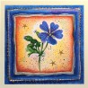 Carte double "Blue Geranium" Linda Edwards