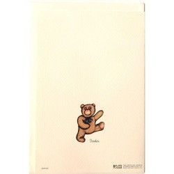 Carte Rossi " Ours Doudou "