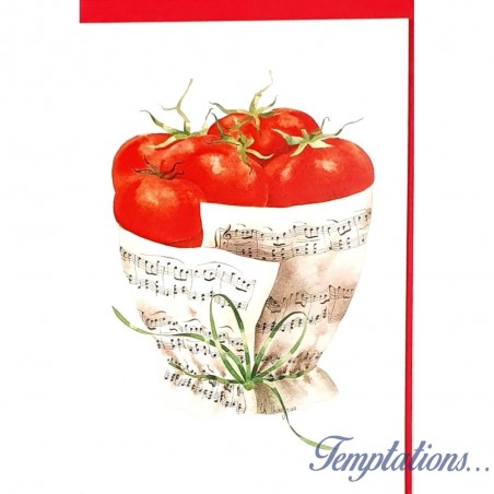 Carte « bouquet de tomates » Christine Thouzeau