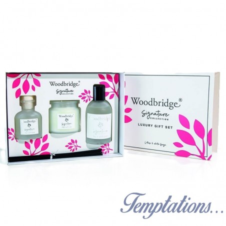 Coffret cadeau Lotus & Sauge Blanche- Woodbridge Collection Signature