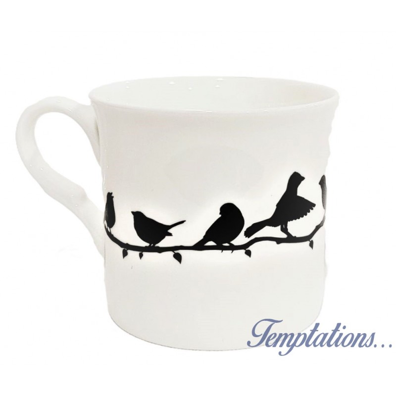 Mug silhouettes d’oiseaux -