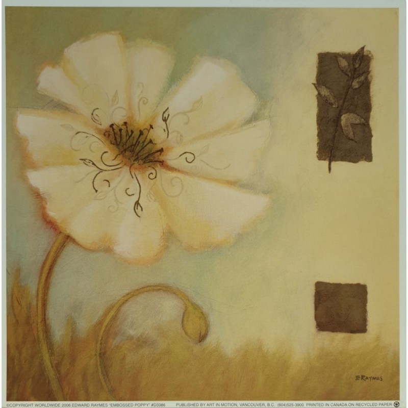 Image " Embossed poppy" Edward Raymes