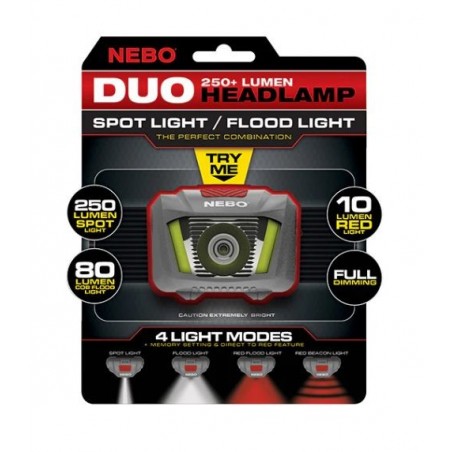 Lampe frontale duo Nébo – NE6444