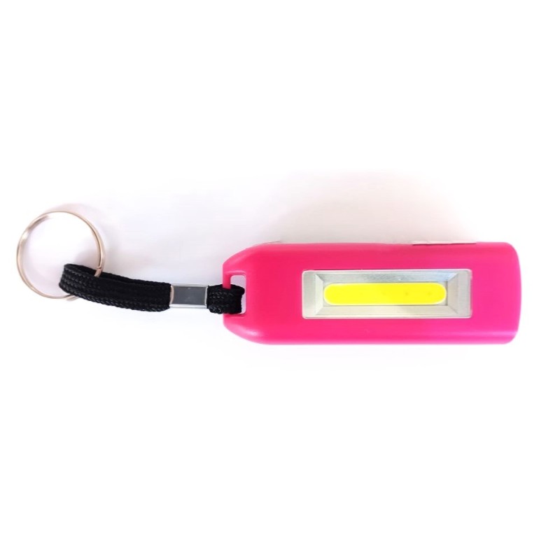 Lot De 4 Mini Lampes De Poche LED Rechargeables USB - Porte-clés, Légères, Pour Extérieur Et Urgence