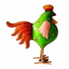 Poule verte en métal - Procado