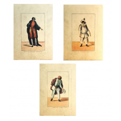 Lot de 3 Images d'Habits Anciens - Egim