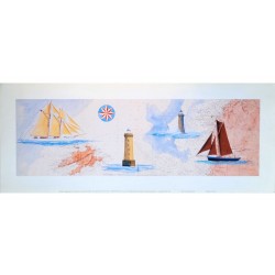 Lot de 3 images de Phares breton – Phillipe Bon