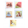 Lot de 5 cartes "PelucheS" - Babey Zographos