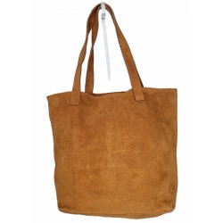 Sac en suédine Camel motif mandala