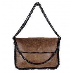 Sac pochette en cuir shimo...