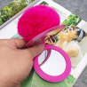 Porte clé miroir avec pompon