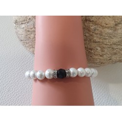 Bracelet de perles Blanches PM - Timonina