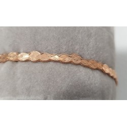 Bracelet jonc métal or rose – Brin d’Amour