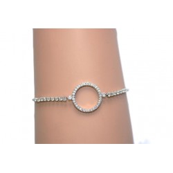 Bracelet avec cercle et zircones