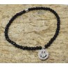 Bracelet en perle avec charm "Smiley "– bijoux 7bis