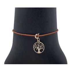 Bracelet cordon avec charm  "Arbre de vie" - Lucky Team