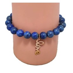 Bracelet bleu en perles...