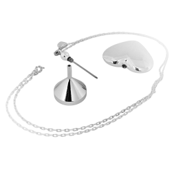 Collier avec pendentif cœur porte-parfum