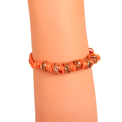 Bracelet orange avec perle...