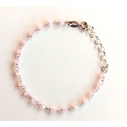 Bracelet de perles roses...