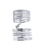 Bague double en argent 925