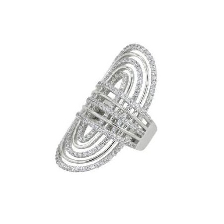 Bague Ellipse en Argent 925 – ORUS