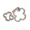 Bague deux trèfles Argent 925