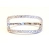 Bague rectangle ajouré serti argent 925