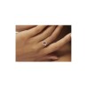Bague en argent 925 cercle serti de zirconium