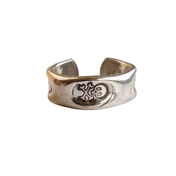 Bague anneau artisanale Têtes de morts