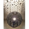 Lampe de table boule en métal