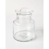 Bonbonnière en verre avec couvercle