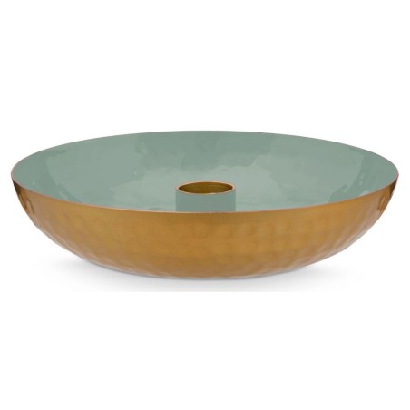 Bougeoir en métal Blushing vert clair- 16 cm– Pip Studio