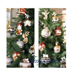 Décoration de Noël sapin Poudre Chic Baci Milano