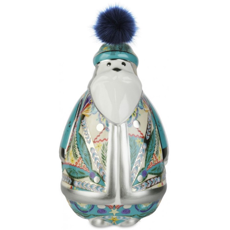 Diffuseur Père Noël bleu Baci Milano Cosy Xmas gold