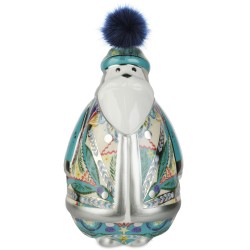 Diffuseur Père Noël bleu Baci Milano Cosy Xmas gold
