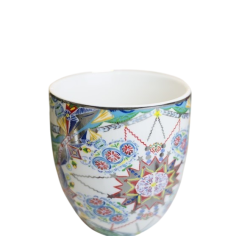 Mug Cosy Xmas silver Baci...