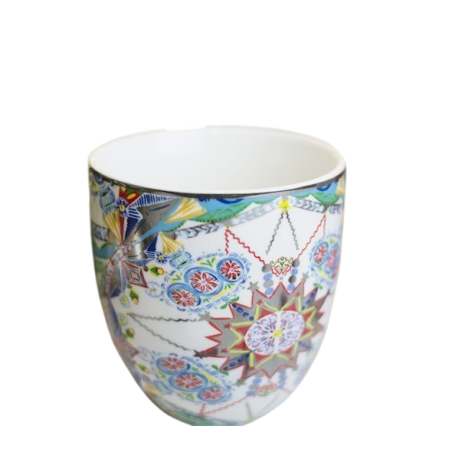 Mug Cosy Xmas silver Baci Milano